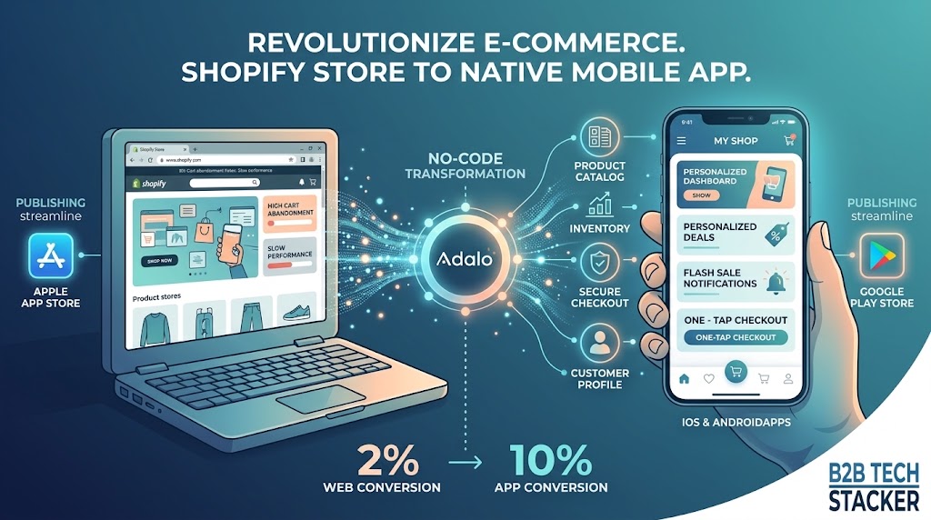 Adalo How to Transform Your Shopify Store Into a Native Mobile App Without Coding