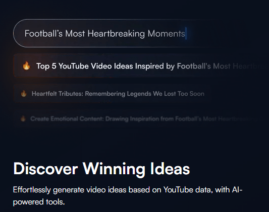 VidIQ Discover Winning Ideas