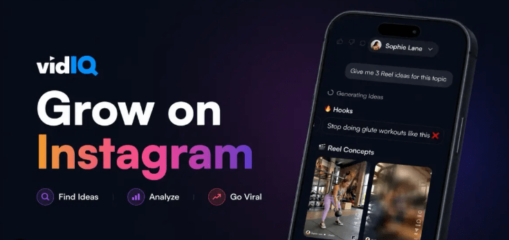 VidIQ Grow Instagram and Omnichannel Reach