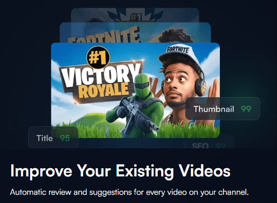 VidIQ Improve Your Existing Videos