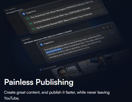 VidIQ Painless Publishing