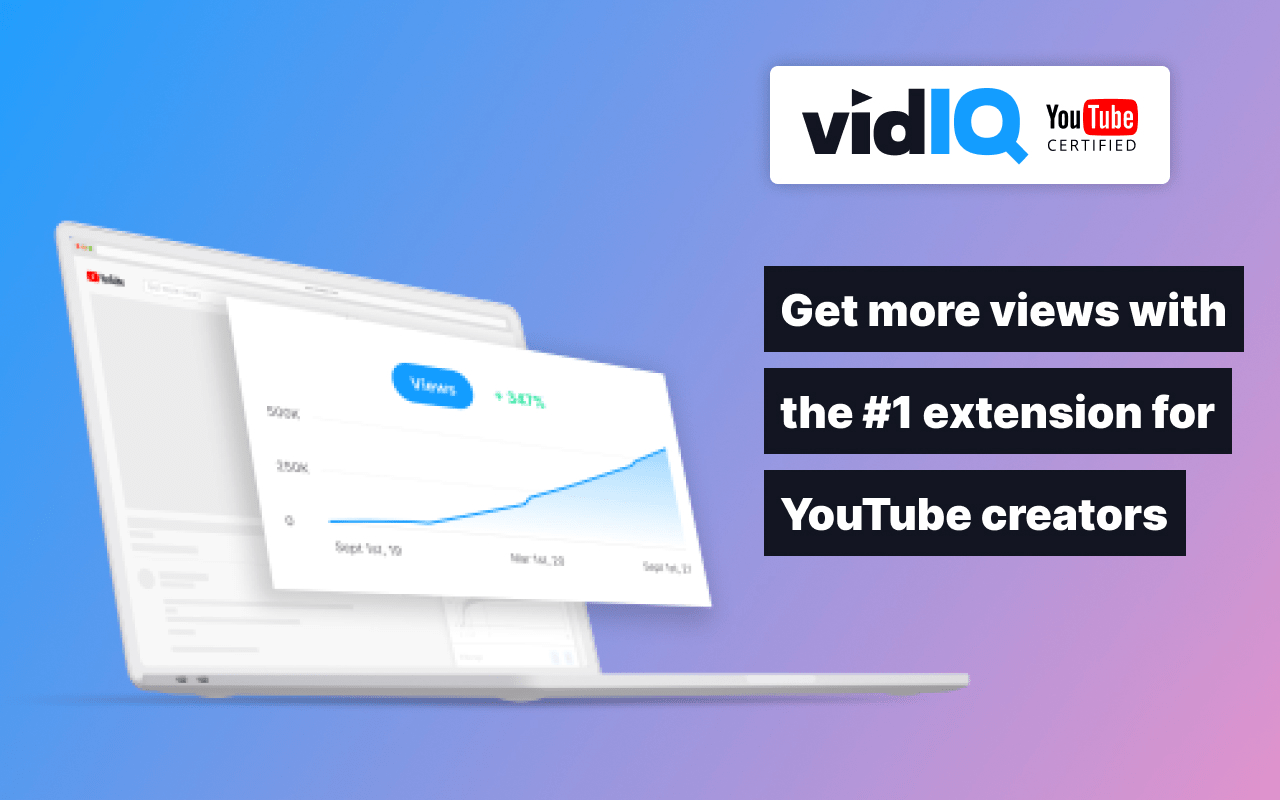 VidIQ Number 1 Extension Approved by YouTube